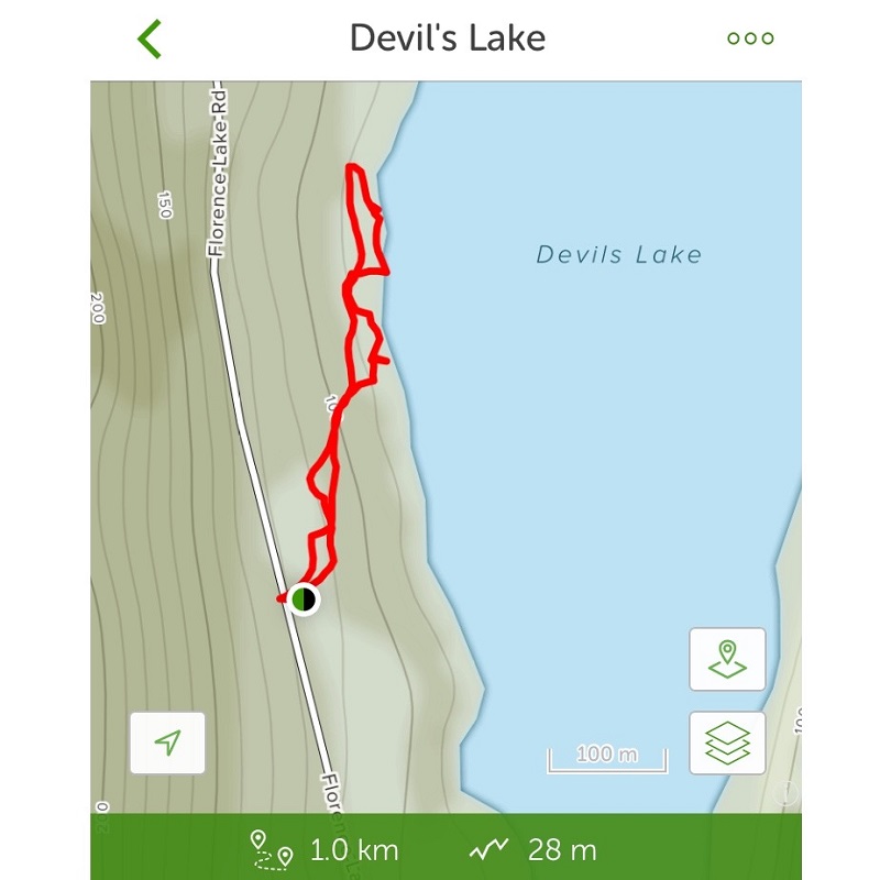 PerfectDayToPlay Devils Lake Mission British Columbia - trail map