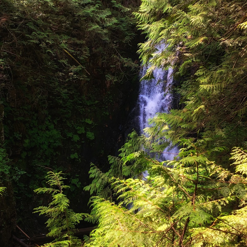 PerfectDayToPlay Rolley Lake and Falls Trail - hidden waterfall