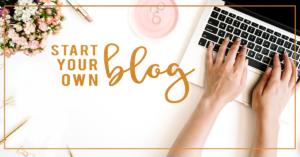 Start your own Blog course promo
