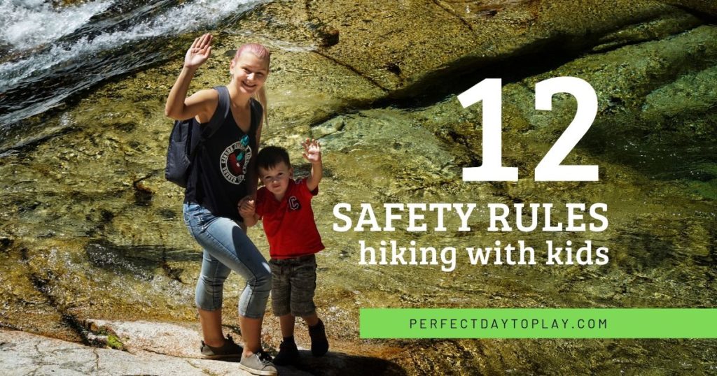 hiking with kids safety rules