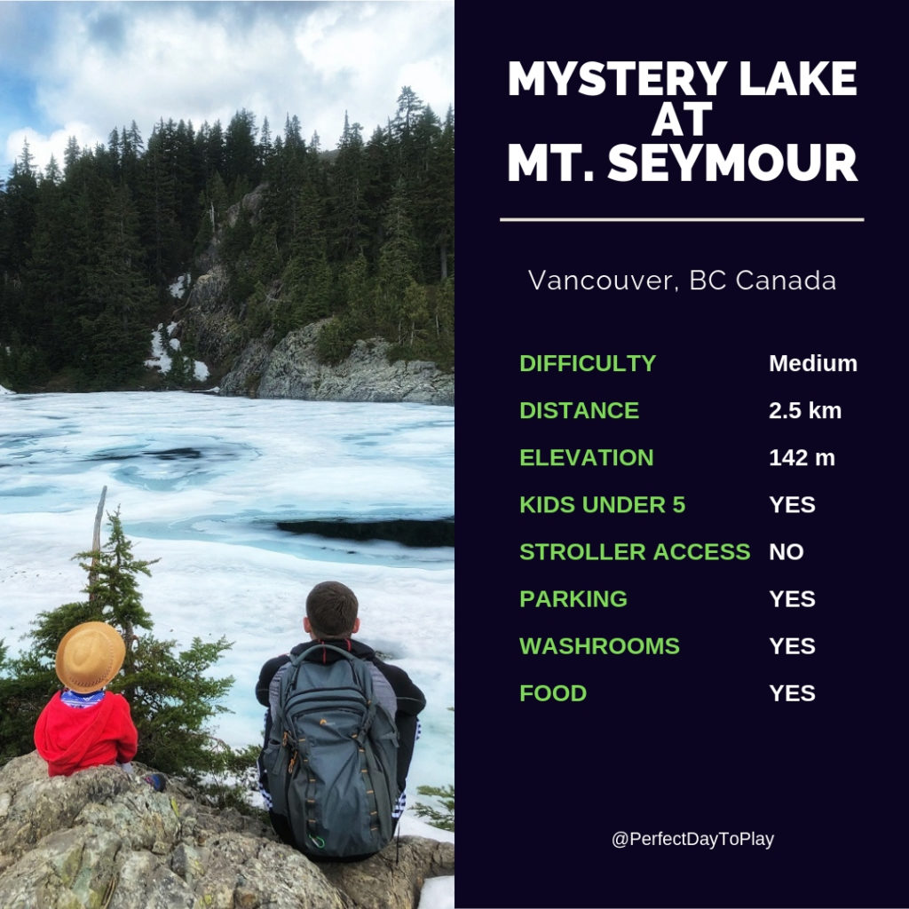 PerfectDayToPlay - Mt. Seymour Mystery Lake hike to-do quick facts
