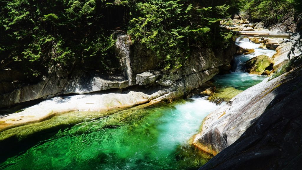 PerfectDayToPlay Gold Creek Falls - waterfalls in Maple Ridge at Golden Ears Provincial Park, British Columbia, Canada