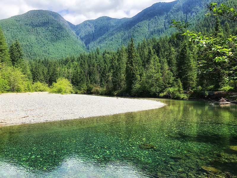 more astonishing views of Golden Ears Provincial Park as seen from Gold Creek hiking trail