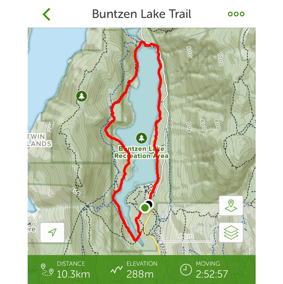 PerfectDayToPlay - Buntzen Lake trail map via AllTrails