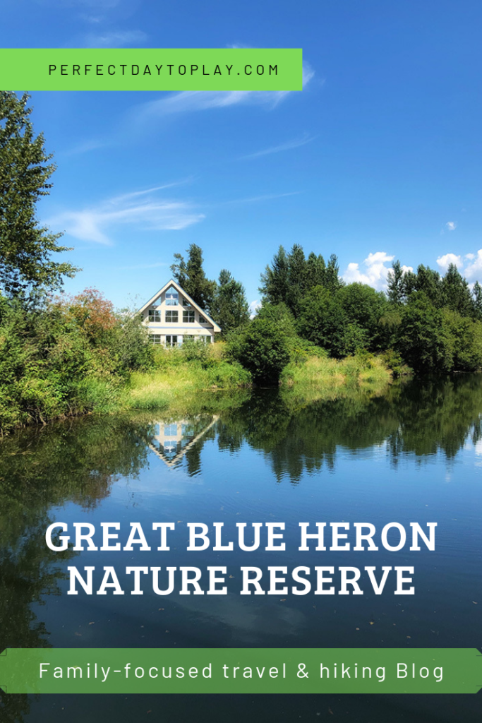 PerfectDayToPlay - Great Blue Heron Nature Reserve - Bird Sanctuary - Pinterest Pin