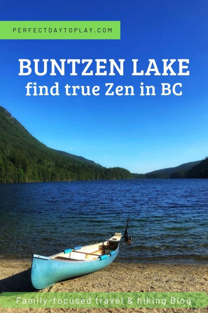 PerfectDayToPlay - Buntzen Lake near Vancouver Pinterest Pin