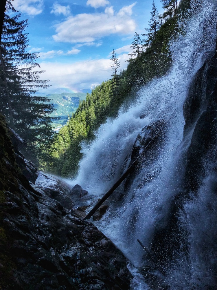 PerfectDayToPlay Crooked Falls waterfalls near Squamish - perfect hike near Whistler