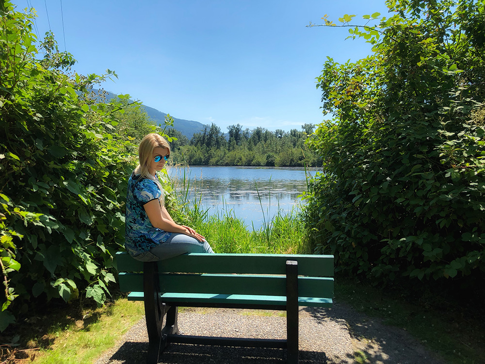 great blue heron nature reserve in Chilliwack - cool photography spot