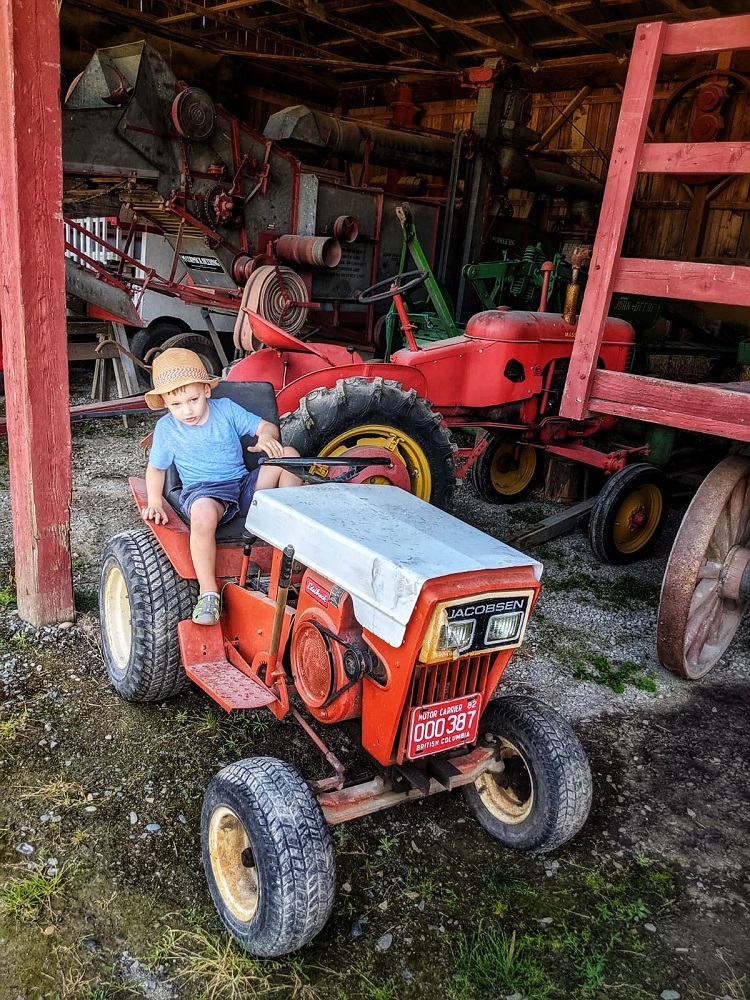 Atchelitz Pioneer village antique kids tractor