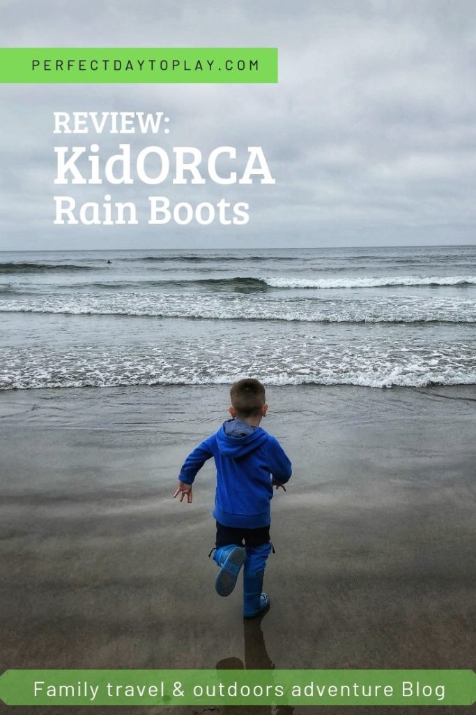 PerfectDayToPlay - KidORCA kids rain boots review Pinterest PIN