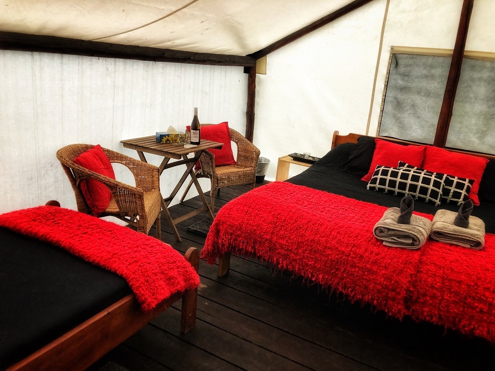 PerfectDayToPlay - REO Rafting Resort Glamping tent suite