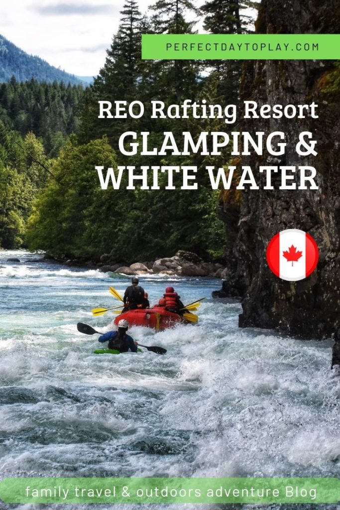 PerfectDayToPlay REO Rafting Resort Glamping & white water rafting Pinterest PIN