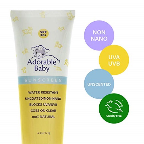 PerfectDayToPlay - Adorable Baby All Natural Sunscreen LOTION By Loving Naturals  