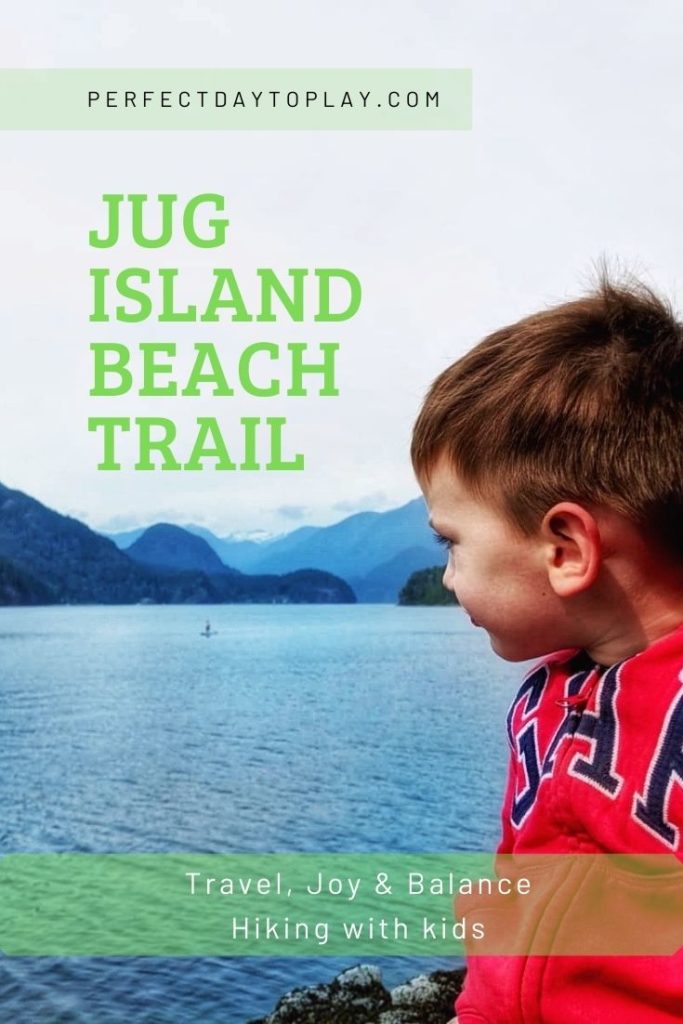Jug Island Trail - Belcarra's Enchanted Forest Half-Day Kids-Friendly Hike Pinterest pin