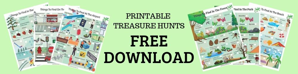 Printable treasure hunts - free download