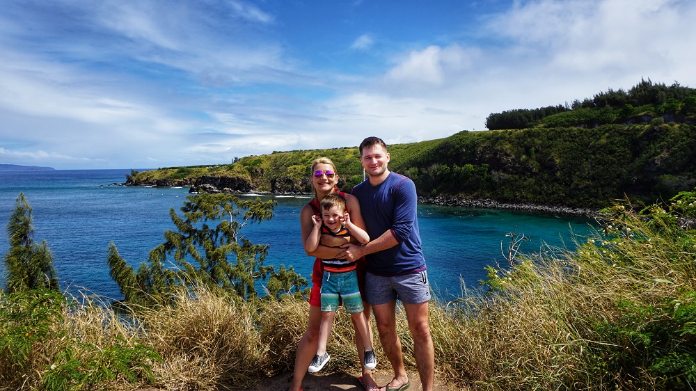 family travel to Maui, Hawaii - get your car insurance comped by credit card rewards
