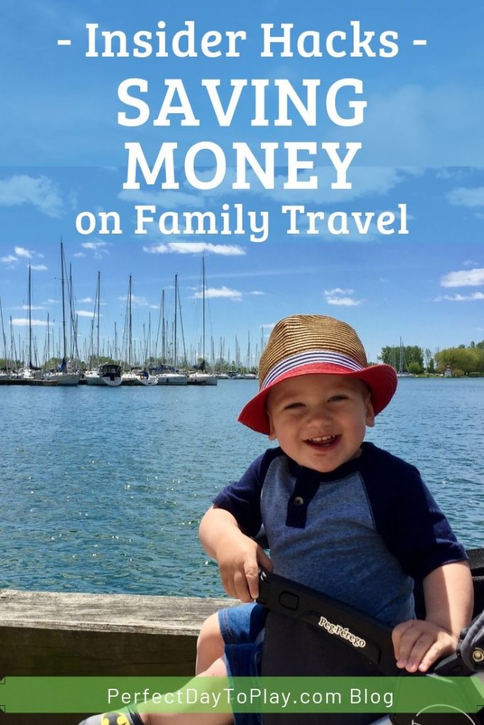 Insider hacks to start saving money on family travel with kids - Pinterest PIN