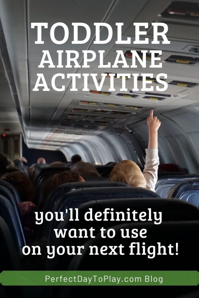 Toddler Airplane Activities you'll definitely want to use on your next flight - Pinterest Pin
