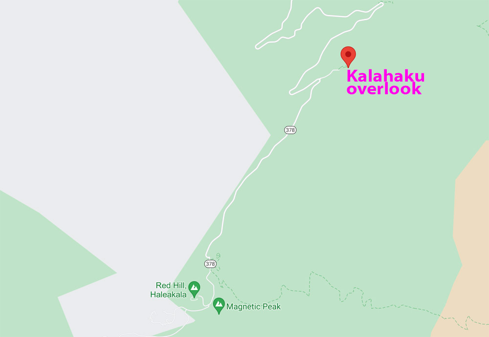 Kalahaku Overlook at Haleakala Volcano National Park in Maui Hawaii