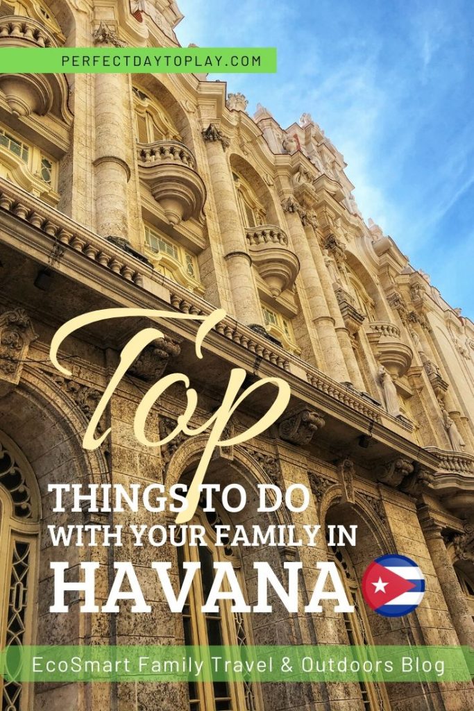 Things to do in Havana, places to see with family - pinterest Pin