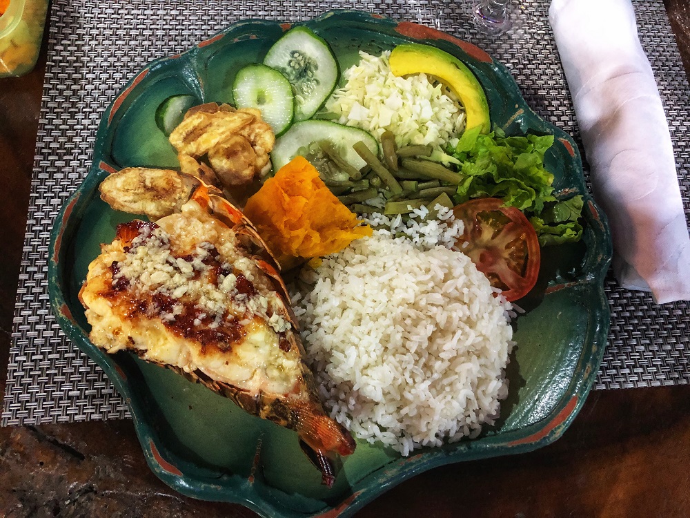 Lobster dinner - visit local Varadero restaurants