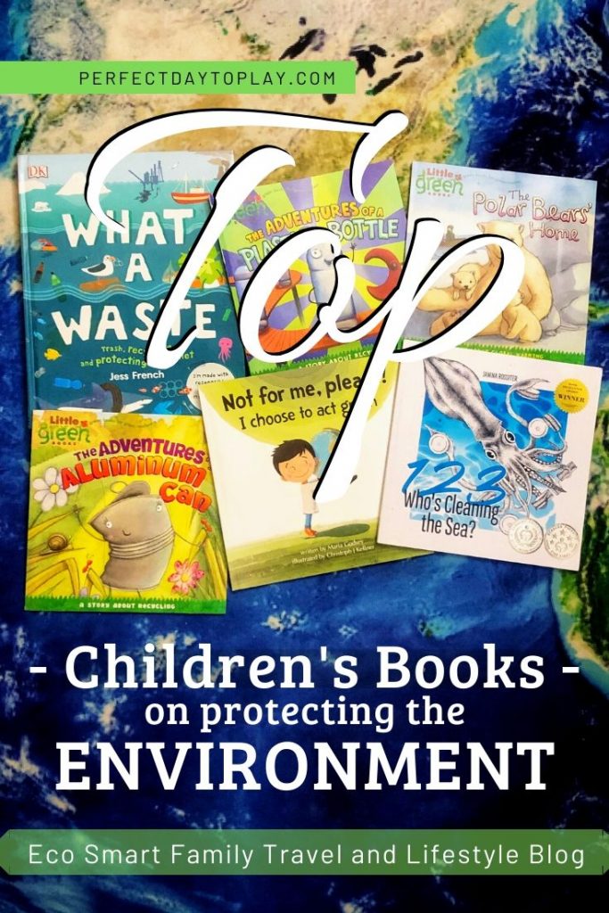 Top Children's books on the environment, sustainability, recycling, climate change - Pinterest Pin