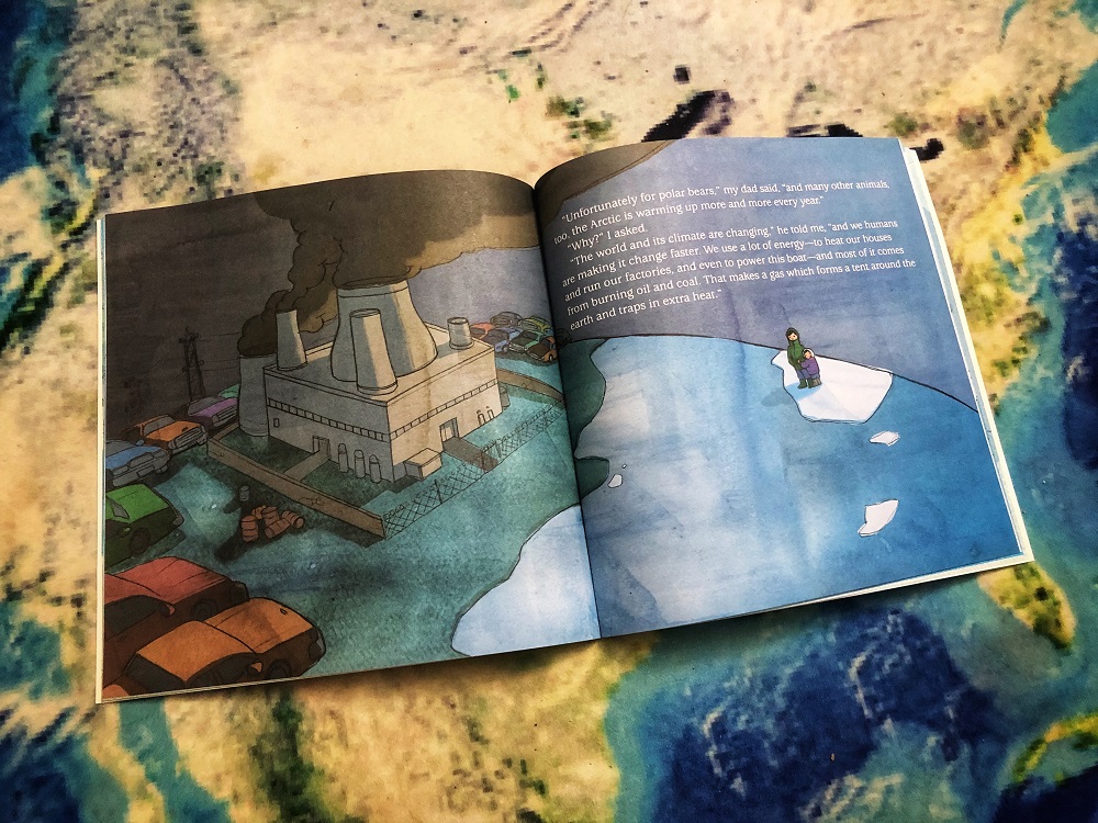 The Polar Bear’s Home: A Story About Global Warming by Lara Bergen - children's books about climate change and global warming - inside the book