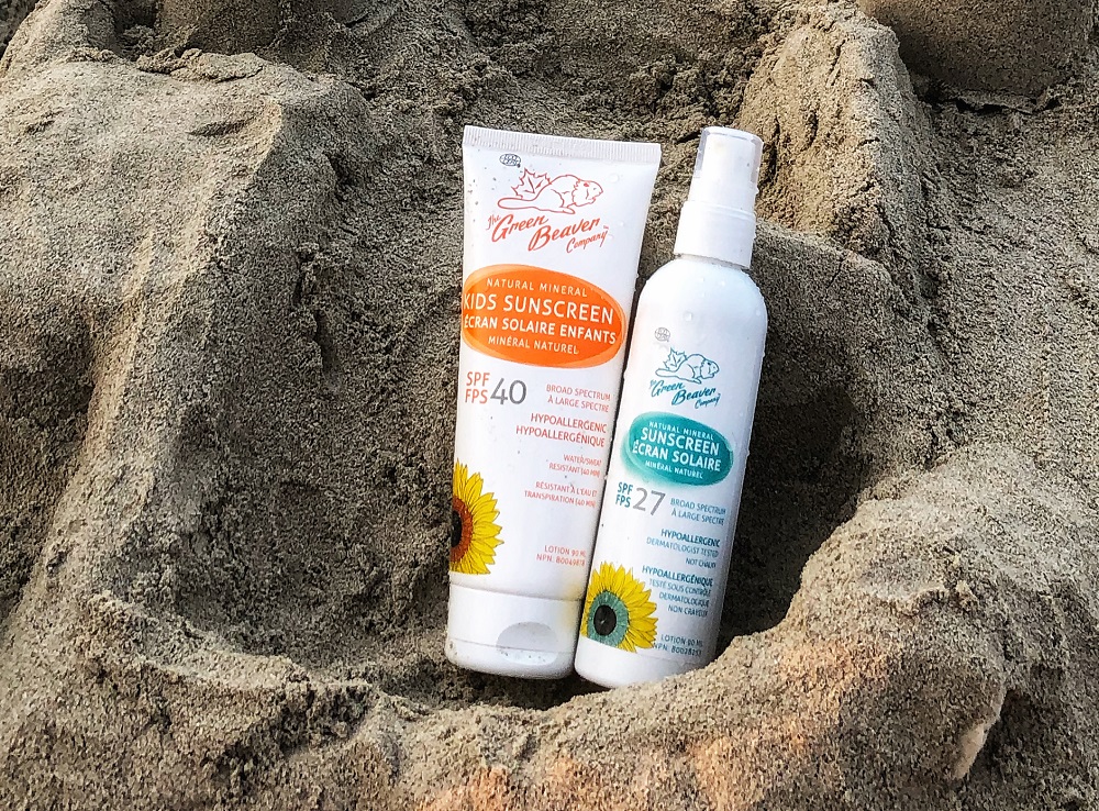 Natural chemicals-free Sunscreen by Green Beaver - must have item on a packing list  to any sunny destination - Hawaii, Maui, Oahu, Kauai, Big Island, etc.