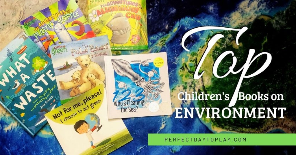 Top children's books on the environment, sustainability practices, recycling, green action, climate change, and protecting the planet available on Amazon