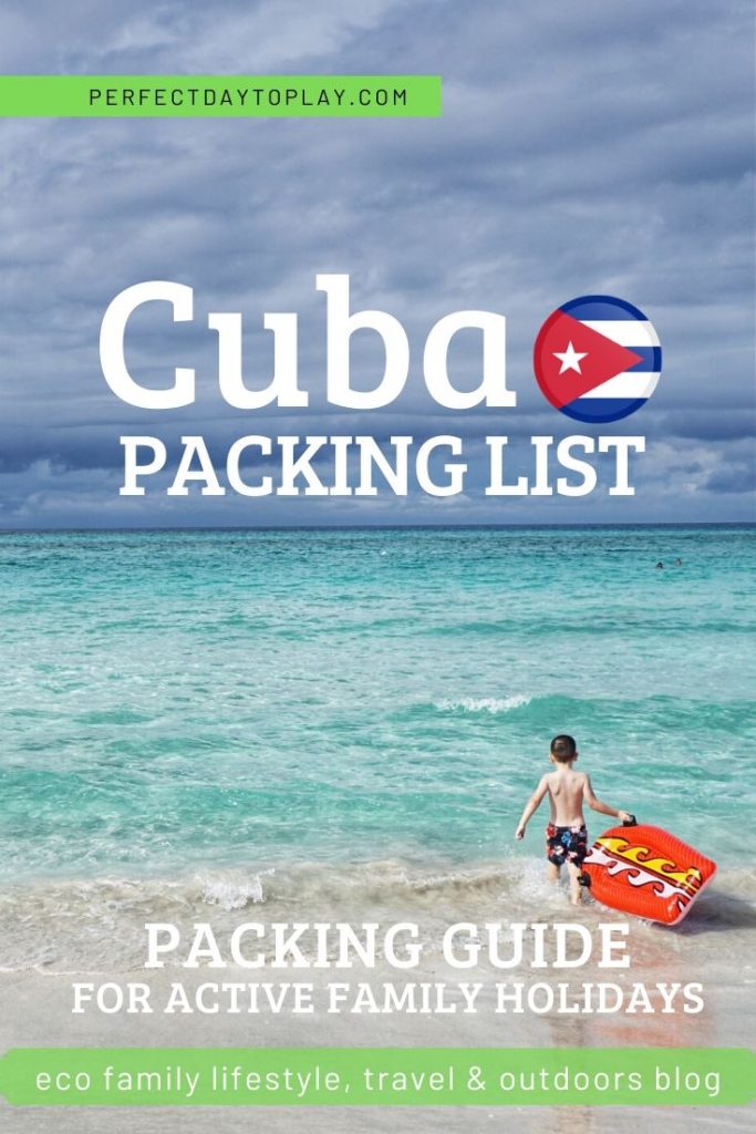 Cuba Packing List For Totally Worry-Free Family Holidays with a Baby - what to bring to Cuba - pinterest pin