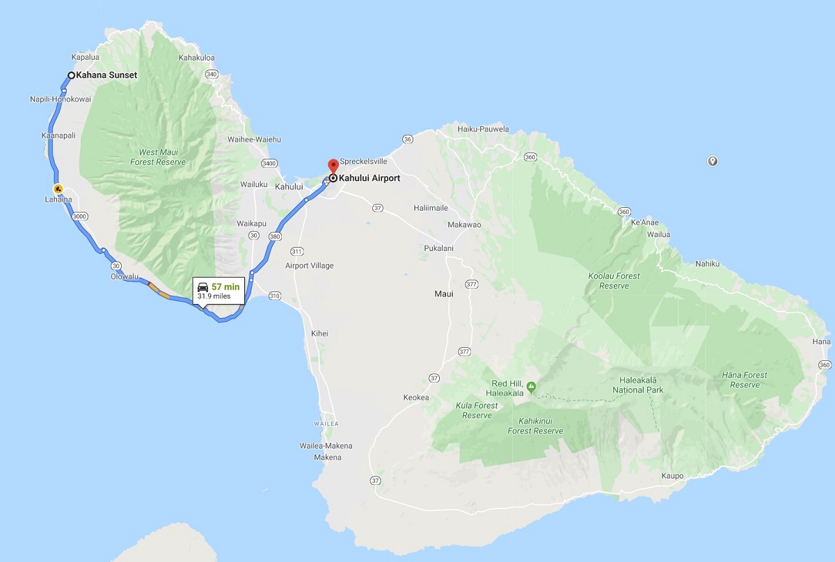 Kahana Sunset Maui Hawaii Family Review And Honest Feedback   Kahana Sunset Review Maui Hawaii 2019 PerfectDayToPlay Map 