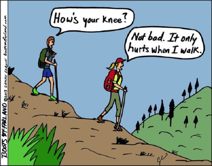 Hiking Meme, hiking joke, funny hiking quote