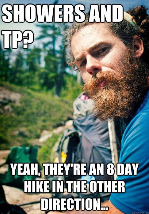 Hiking Meme, hiking joke, funny hiking quote