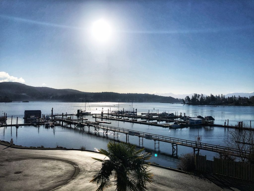 Prestige Oceanfront Resort Sooke, BC - the view of the marina