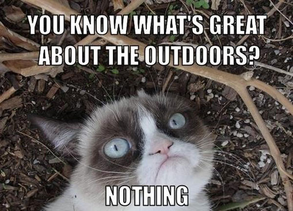 Hiking Meme, hiking joke, funny hiking outdoors humour - nothing