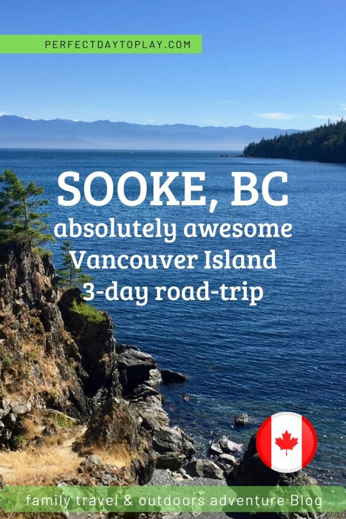 Vancouver Island Road Trip: 3 Awesome Days in Sooke BC - pinterest pin