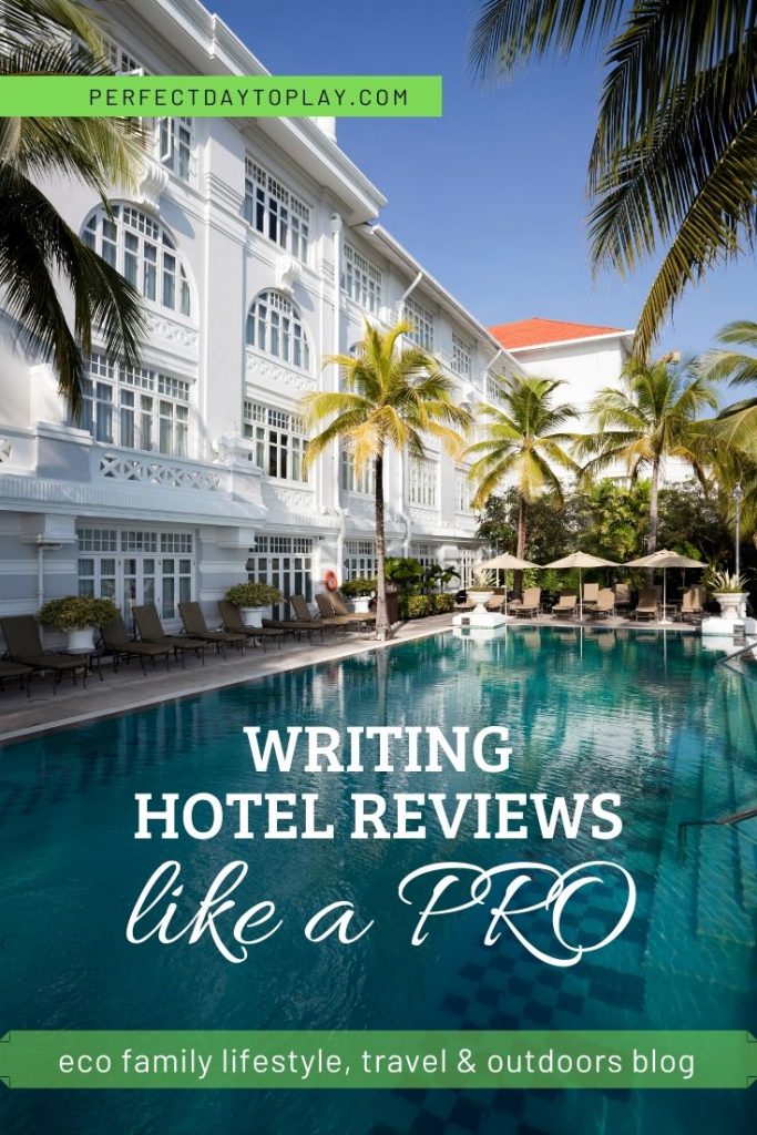 Writing Hotel Reviews Like a Professional Travel Blogger pinterest pin option 2 
