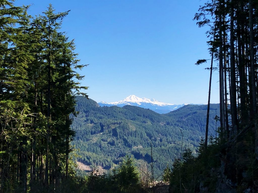 Mt. Baker as seen from Hunter Trail in Mission, BC - British Columbia