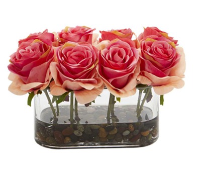 Blooming Roses from Nearly Natural - artificial flowers - creative mother's day gift idea