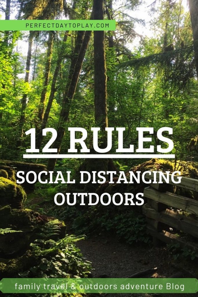 Social Distancing Outdoors Rules: Responsible Hiking During Pandemic Pinterest Pin