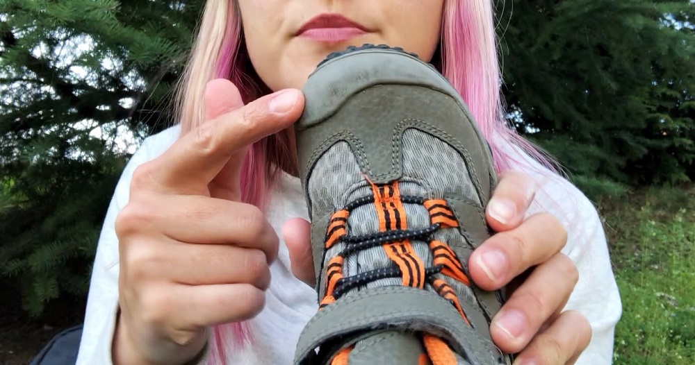 hiking shoes for kids with rubber reinforced bumptoes