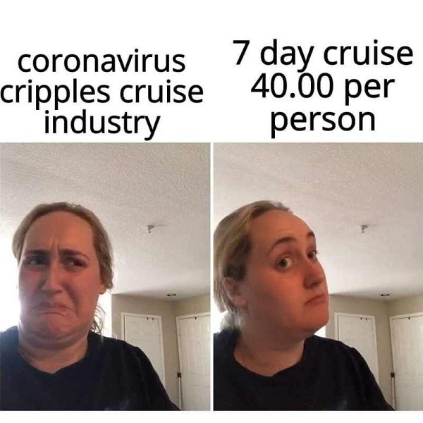 cruise sale during covid19 - funny
