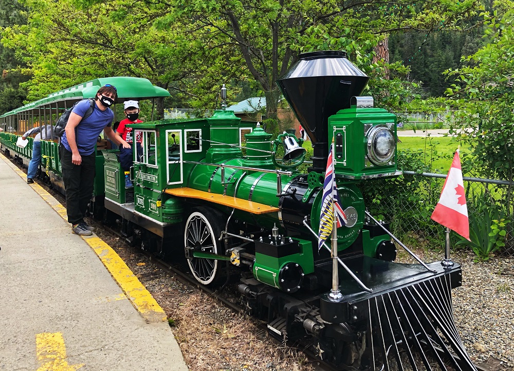 Express Miniature Train at BC Wildlife Park - things to do in Kamloops with kids, British Columbia