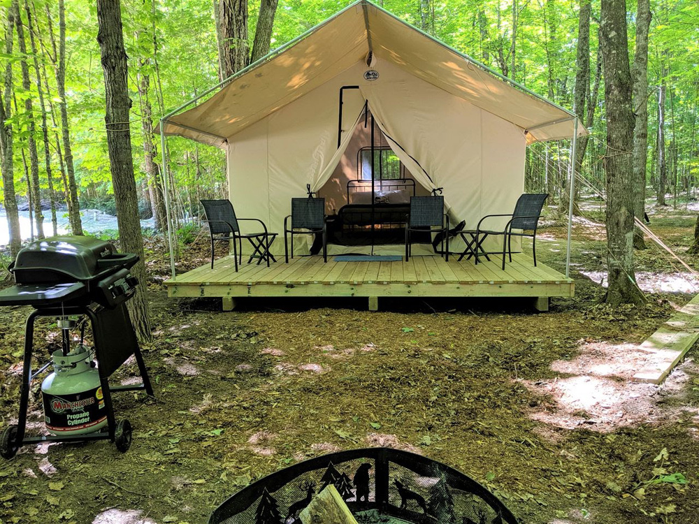 glamping spot in Phelps, Wisconsin