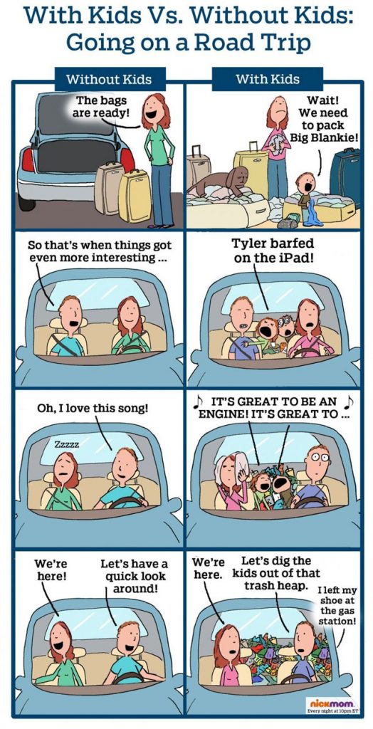 100+ Hilarious Road Trip Memes & Cartoons - Truth About Family Travel