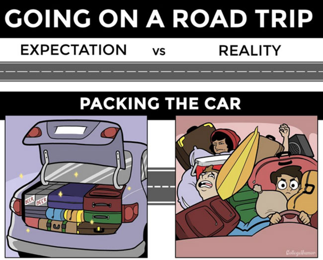 Your Funny Road Trip Packing Guide.