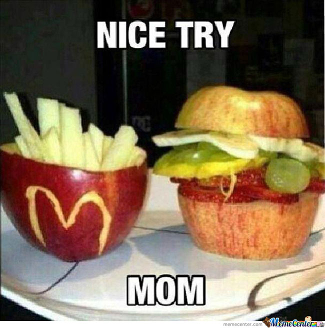 McDonalds from an apple funny mom's joke