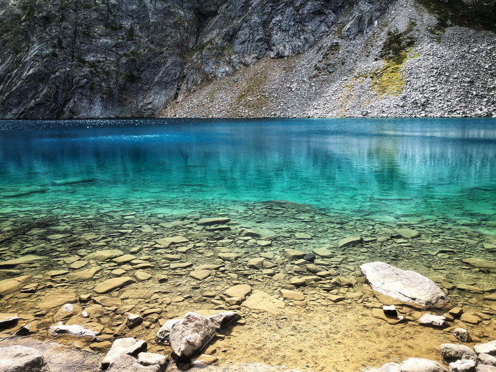 Rohr Lake blue turquoise water color