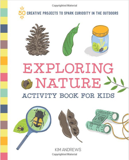exploring nature activity book for kids cover
