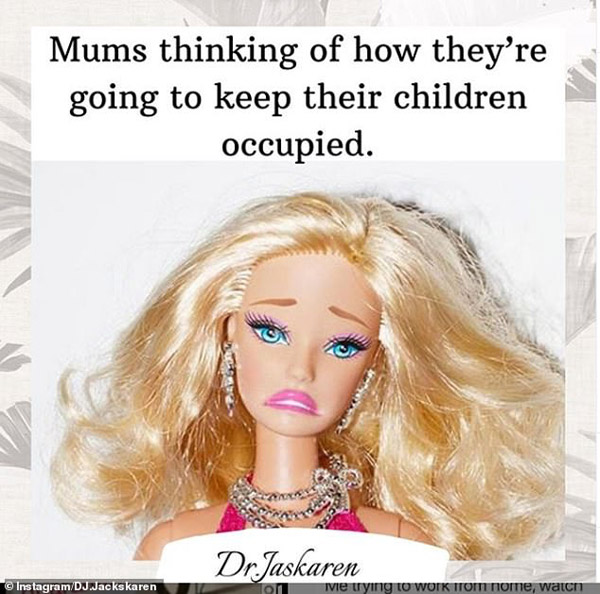 stay-at-home moms funny barbie joke
